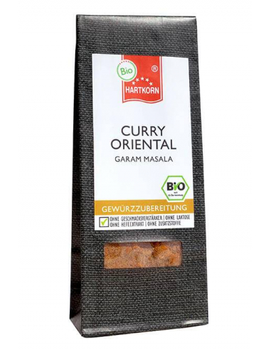 Organic spice curry oriental refill bag