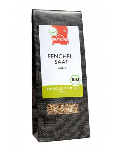 Organic spice fennel seed whole refill bag