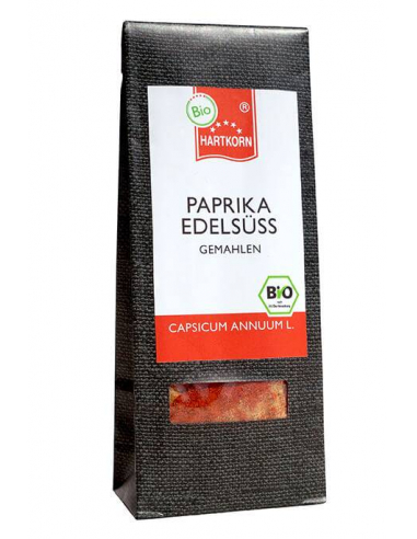 Organic spice paprika noble sweet ground refill bag