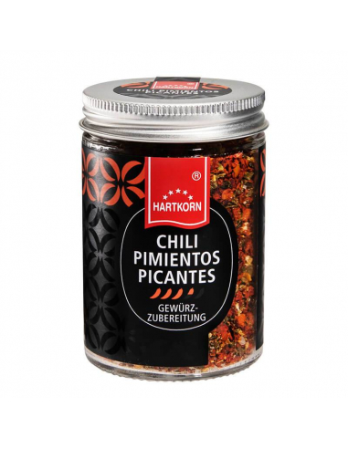 Chili Pimientos Picantes Gourmetgewürz im Glas