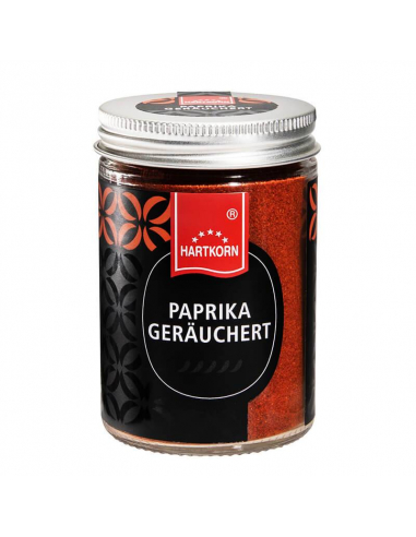 Paprika smoked gourmet spice in jar