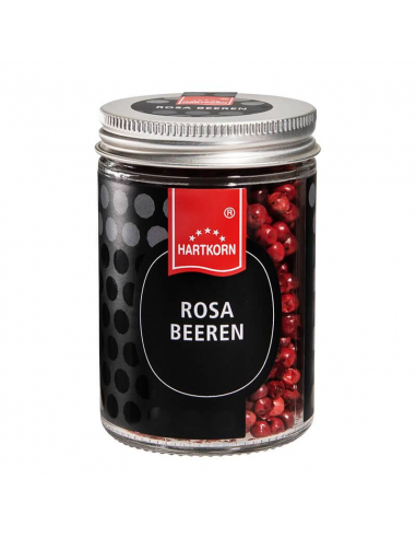Pink berries gourmet spice in jar