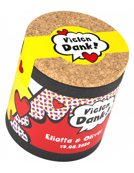 Wedding label pop art Wedding label pop art