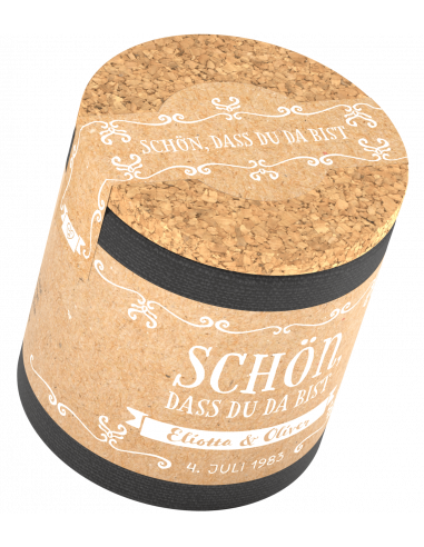 Wedding label rustic