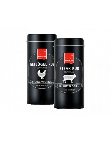 Shake´n Grill Set (1x Geflügel Rub u. 1x Steak Rub)