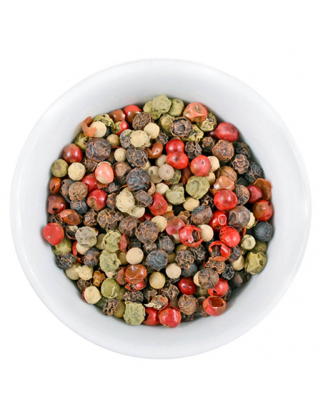 Bio Wood Pepper mill Mix colourful