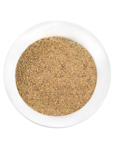 Illustration of pepper black ground