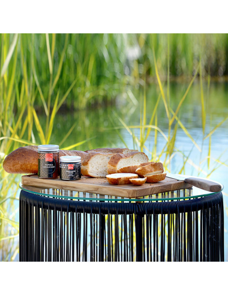 Gourmet spice set + cutting board Gourmet spice set + cutting board