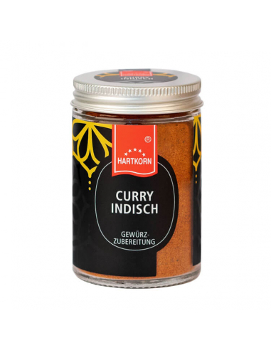 Curry Indian, ground gourmet spice in jar