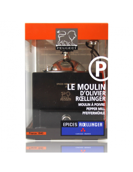 Olivier Roellinger's chocolate brown pepper mill Peugeot - Épices