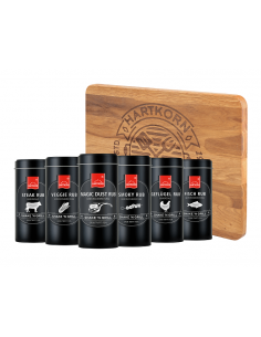 Shake'n Grill grill set + cutting board