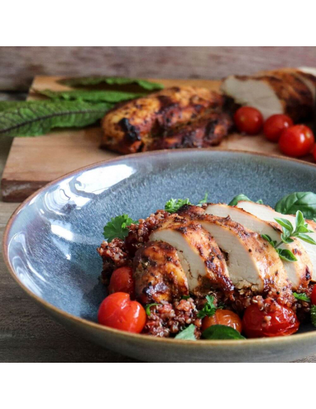 Spice in application - honey mustard chicken with quinoa Spice in application - honey mustard chicken with quinoa