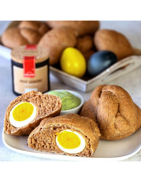 Spice in application - Stuffed egg buns