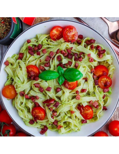 Gewürz in Anwendung - Pasta mit Avocado Pesto Rezept