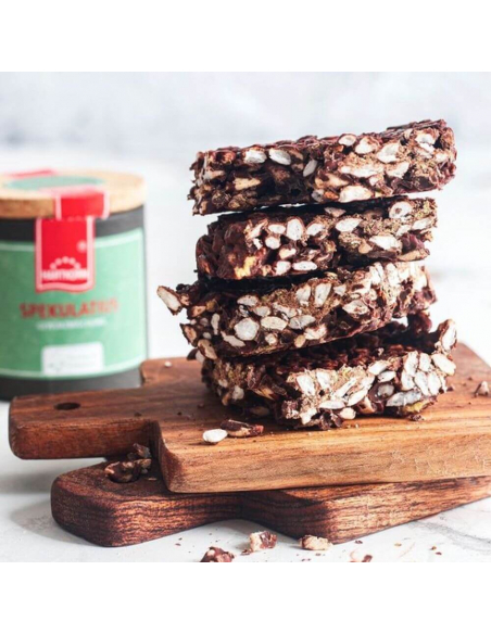 Spice in application - Crunchy chocolate rice wafers Spice in application - Crunchy chocolate rice wafers