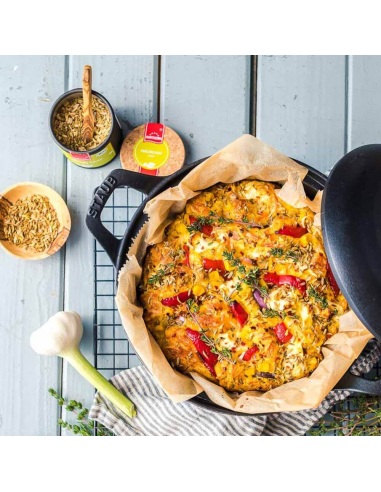 Spice in application - corn bread