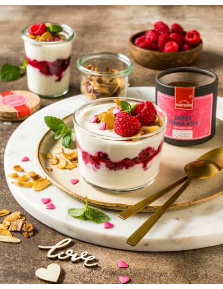 Spice in application - Raspberry dessert with Sweet Tonka Kiss