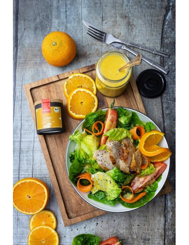 Gewürz in Anwendung - Orangen-Curry Dressing