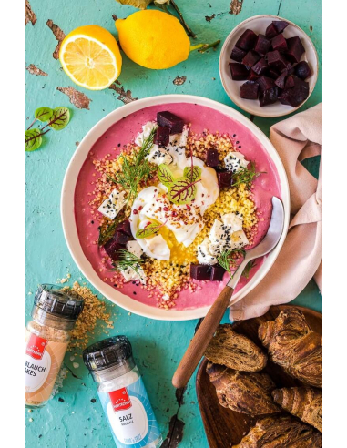 Gewürz in Anwendung - Chili Rote Beete Frühstücksbowl
