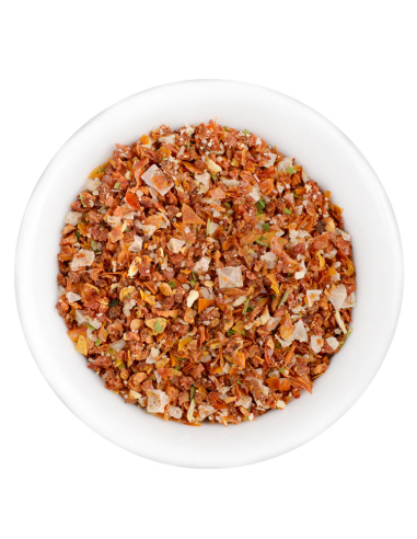 Presentation of tomato butter spice