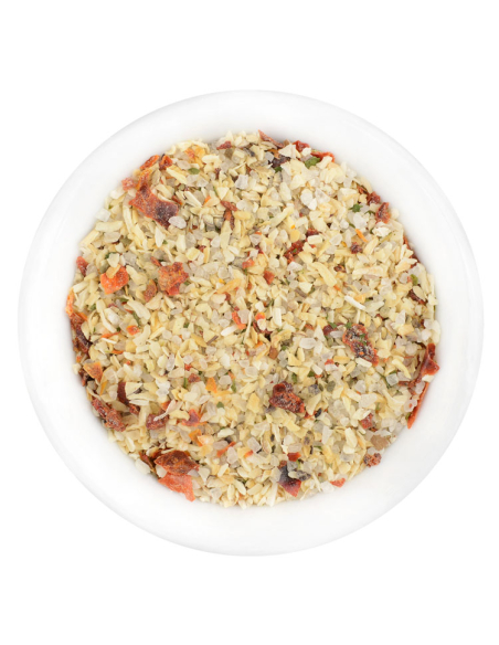 Representation of tomato mozzarella seasoning