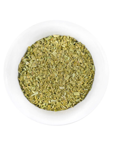 Presentation of salad herbs dressing seasoning