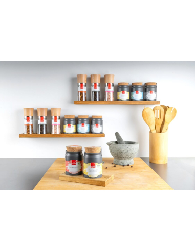 Curry and paprika ceramic pot placemat - mood image