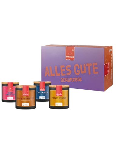 Alles Gute spice box for her (4-pieces)