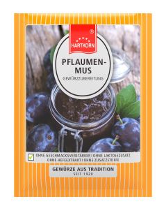 Flachbeutel Pflaumenmus Gewürz
