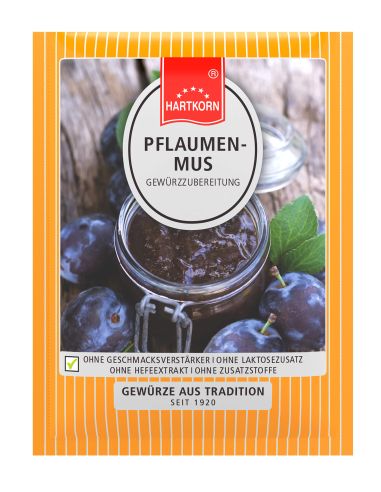 Flachbeutel Pflaumenmus Gewürz