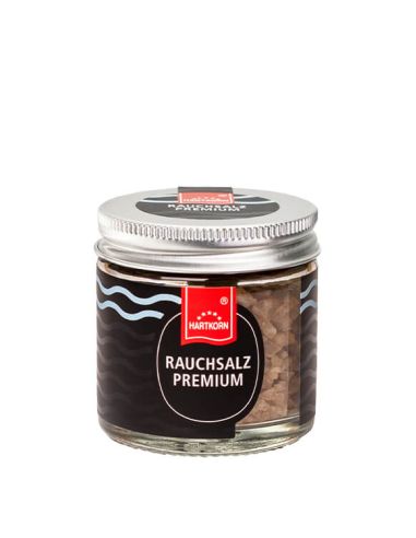 Smoked salt Premium Gourmet Spice in a glass