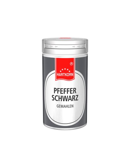 Spice shaker pepper black, ground