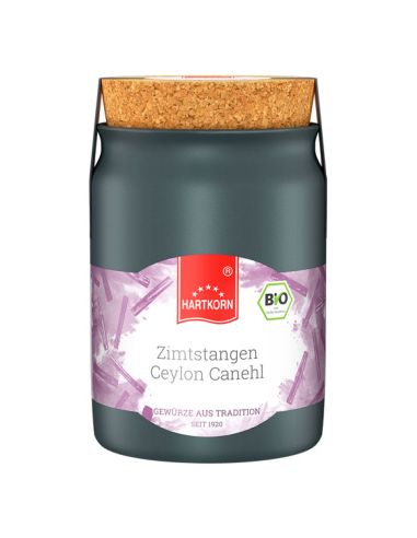 Zimtstangen Canehl (Cinnamomum verum) BIO Gewürz, Keramiktöpfchen