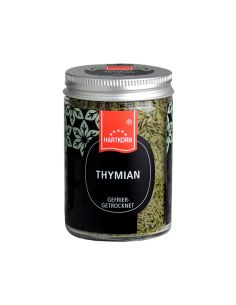 Thyme freeze dried gourmet spice in jar