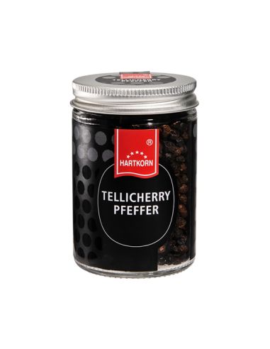 Tellicherry pepper gourmet spice in a glass