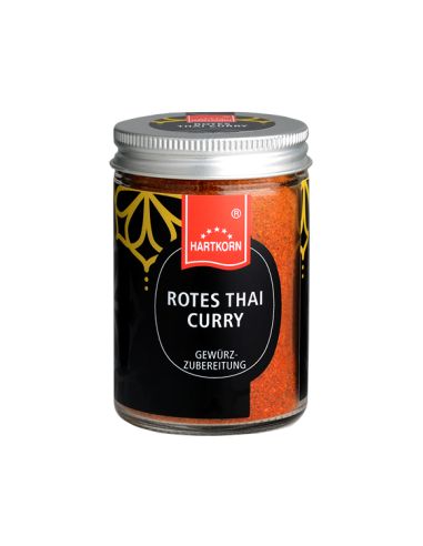 Rotes Thai Curry Gourmetgewürz im Glas