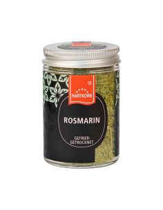 Rosemary freeze dried gourmet spice in jar