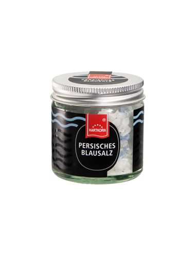 Persian blue salt gourmet spice in glass