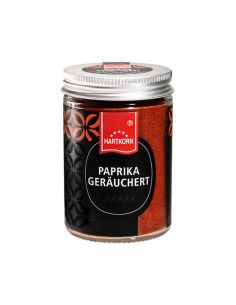 Paprika smoked gourmet spice in glass