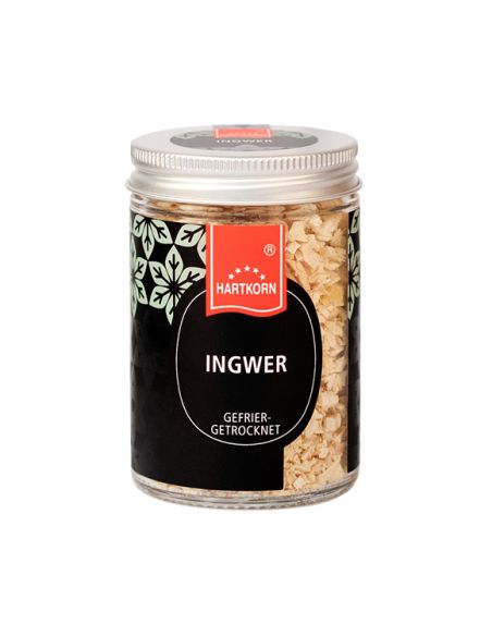 Ingwer geschnitten Gourmetgewürz im Glas