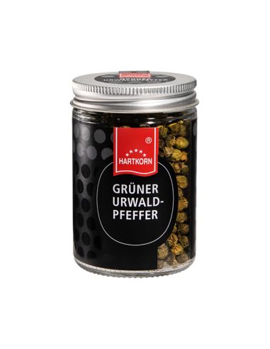 Grüner Urwaldpfeffer Gourmetgewürz im Glas