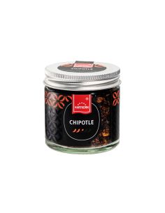 Chipotle pepper gourmet spice in glass