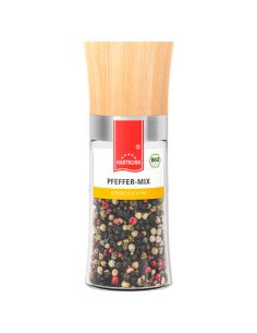 Bio Wood Pepper mill Mix colourful