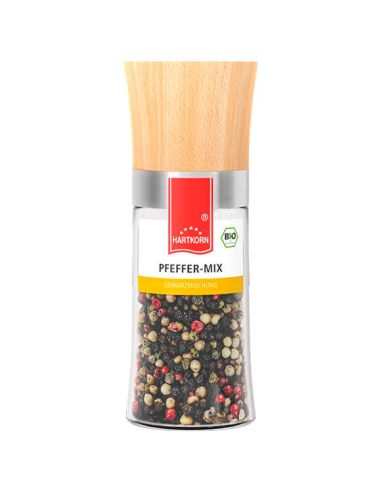 Bio Wood Pepper mill Mix colourful