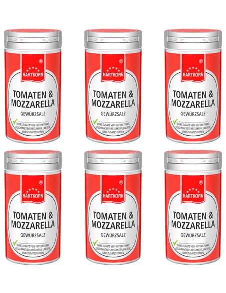 Dekor-Dose Tomaten-Mozzarella Gewürz 6er Set