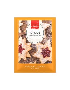 Flachbeutel mit Abbildung von Sternplätzchen mit roter Marmelade