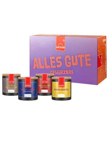 Alles Gute spice box for him (4-pieces)