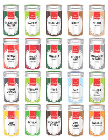 Basics Spice Shaker Spice Box (40-piece) buy online | Hartkorn Spices 🛒