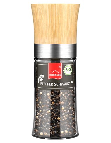 Buy organic pepper mill black online | Hartkorn spices 🛒