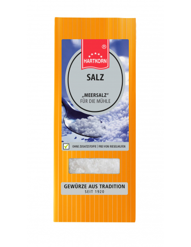 Spice bag sea salt for the mill